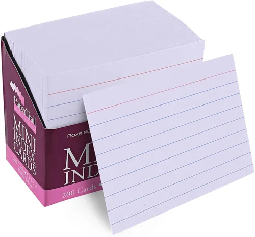 Vista 19 de Roaring Spring Fichas de índice de 4 x 6 pulgadas, caja a granel de 36 paquetes de 100 cada uno, papel de índice blanco liso 100#, rayado