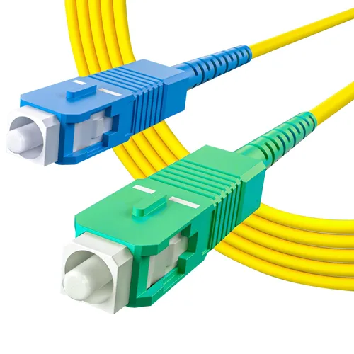 Vista 6 de 10Gtek Simplex Fiber Patch Cable - LC to LC Single-Mode Fiber Optic Cord Jumper, SMF, 9/125μm, Yellow, 3-Meter(9.8-ft)