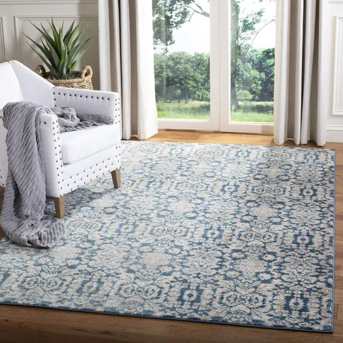 Vista 5 de SAFAVIEH Sofia Collection SOF381C - Alfombra vintage oriental, envejecida, no desprende pelusa, para sala de estar, entrada, vestíbulo, pasillo