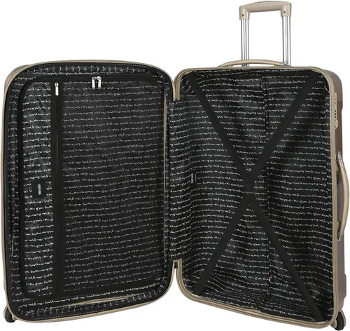 Vista 2 de Kensie Alma - Equipaje rígido con ruedas giratorias para mujer, Oro pálido), T-57903-PG