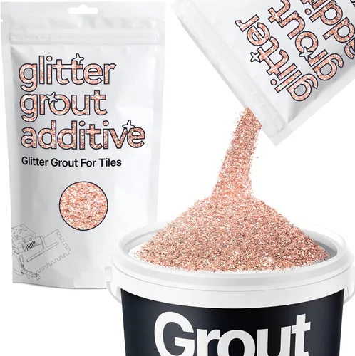 Vista 32 de Hemway Aditivo de lechada con purpurina plateada 3.53 oz escamas metálicas Plata