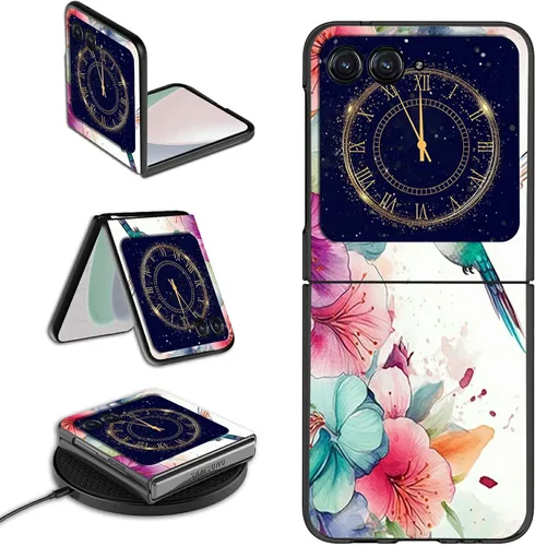 Vista 25 de Rossy Funda para Motorola RAZR 5G, para Moto RAZR 5G, funda delgada y ligera de policarbonato duro a prueba de golpes para Motorola Moto RAZR 5G