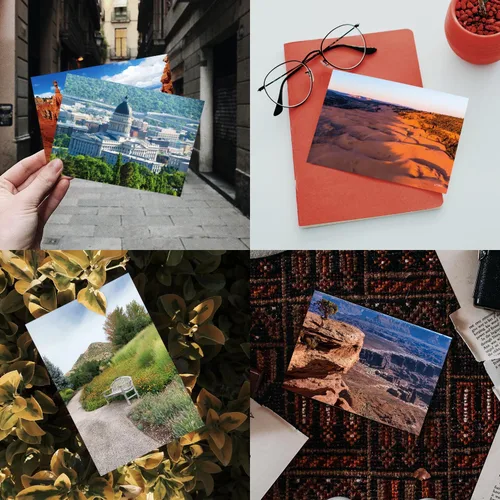 Vista 7 de Paquete de 20 postales de paisaje vintage de Estados Unidos de Utah, postales de todo el mundo, tarjetas de felicitación para viajes de negocios