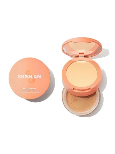 Vista 11 de SHEGLAM Polvo Facial Insta-Ready Polvo Suelto para Ajuste Bajo los Ojos - Bisque