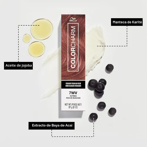 Vista 7 de COLORCHARM Permanent Cream Hair Dye Red Violet Color 100% Gray Coverage Rubio frío de elevación alta de 12 V