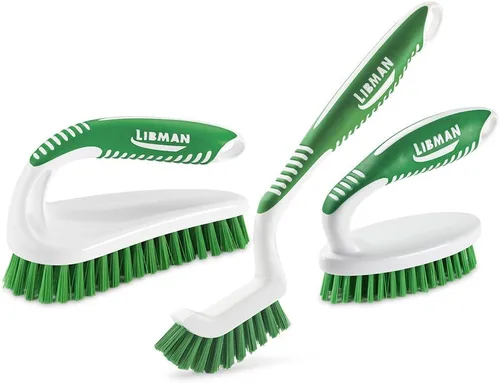 Vista 6 de Libman Tornado Spin Mop System Plus 1 cabezal de recarga y kit de cepillo Libman Scrub