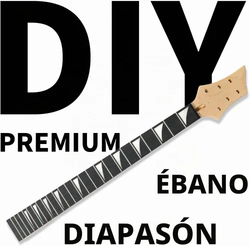 Vista 3 de Ktaxon Kit de guitarra eléctrica DIY con cuerpo de caoba, color de madera Color de madera de llama