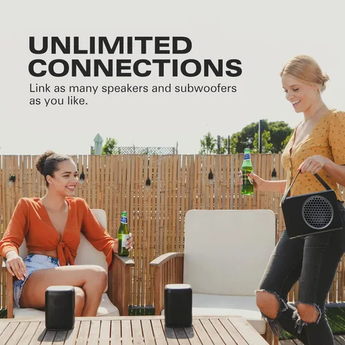 Vista 6 de Rocksteady Altavoz Bluetooth portátil Stadium 2 - Individual Batería de hasta 30 horas Alcance de 150 pies Inicia tu sistema de varias