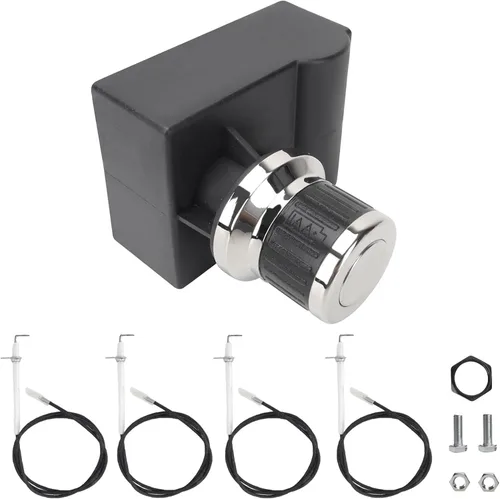 Vista 12 de Encendedor de botón de batería AAA universal de 2 salidas para parrilla de gas Se adapta a Charbroil, Kenmore, Broil King, Grillmate y más.