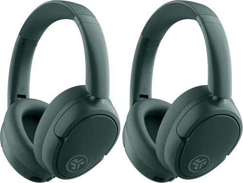 Vista 17 de JLab JBuds Lux ANC, auriculares para colocar sobre la oreja, cancelación activa de ruido, Bluetooth, grafito (paquete de 2)