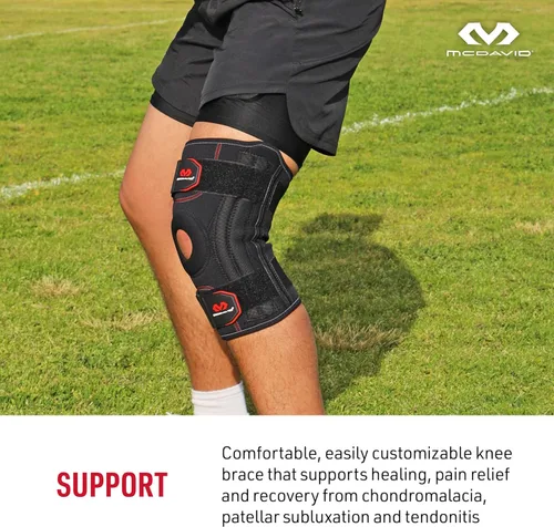 Vista 3 de McDavid Rodillera, soporte de rodilla y compresión para estabilidad de rodilla, soporte del tendón de rótula