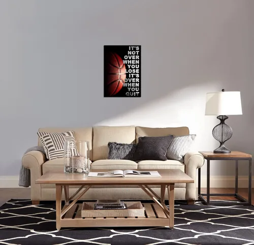 Vista 2 de Lienzo inspirador enmarcado para oficina, habitación de niños, habitación de niños, decoración del hogar, 12 x 16 pulgadas