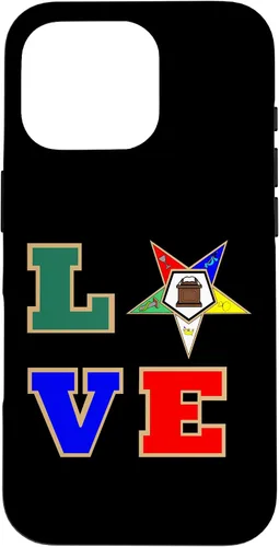 Vista 20 de OES Love Sister Order of the Eastern Star Parents' Christmas Case for iPhone 16