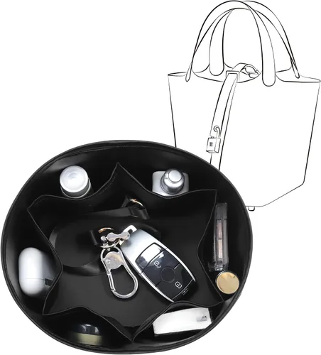 Vista 15 de Se adapta a Picotin 18 bolsas, inserto organizador de bolso de seda de alta calidad, suave al tacto y ligero, organizador de lujo con caja de regalo