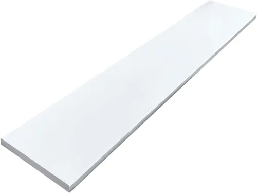 Vista 9 de Umbral de Mármol Artificial Súper Blanco para Bordillo de Ducha, Protector contra Salpicaduras de Tocador de Baño, Alféizar de Ventana, Transiciones