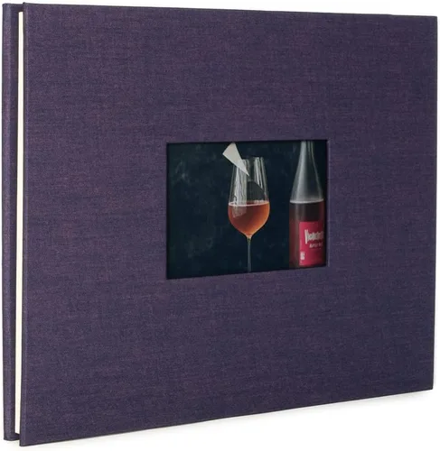Vista 2 de Kolo Newport Scrapbook, 11 x 14 pulgadas, ideal para álbumes de boda, libros de bebé y diarios de viaje, Amathyst Chambray