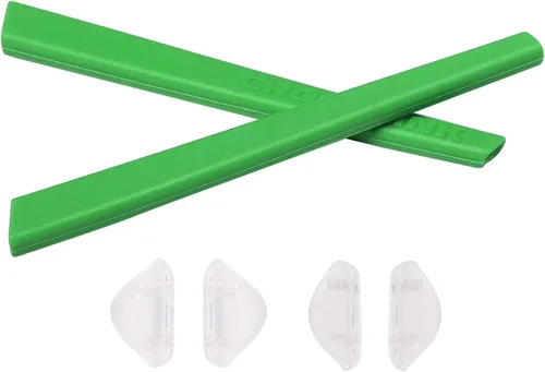 Vista 2 de StaySoft Juego de calcetines de repuesto para orejas para Oakley Crosslink Pitch Eye Glass Frame - Verde oscuro