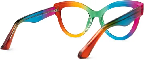 Vista 6 de Zeelool Gafas de bloqueo de luz azul con estilo ojo de gato para mujer Rosalee ZJGT701440