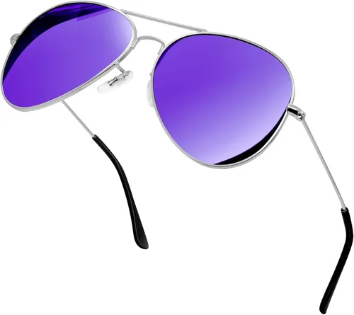 Vista 18 de KANASTAL Aviator Sunglasses Men Women Military Polarized Sunglasses UV400 Negro/Negro