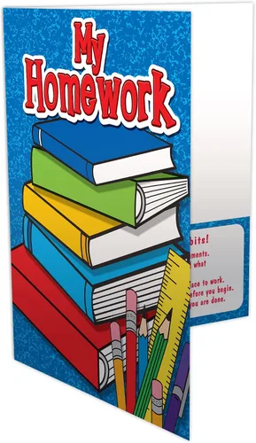 Vista 2 de Teacher Created Resources Carpeta de bolsillo Mi tarea (4941)
