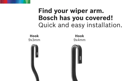 Vista 5 de BOSCH 4813 Evolution Beam Escobilla Limpiaparabrisas de 13 pulgadas, individual
