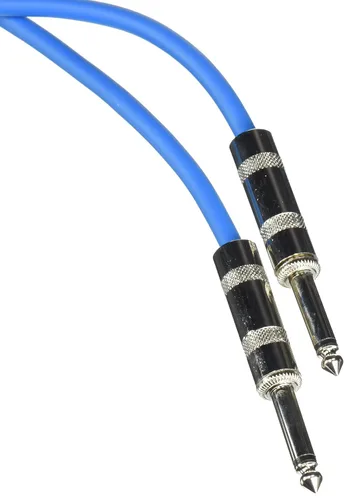 Vista 20 de Seismic Audio Cables de guitarra para altavoces, cables de guitarra TS de ¼ pulgadas, 3 pies, multicolor, paquete de 6 Color múltiple