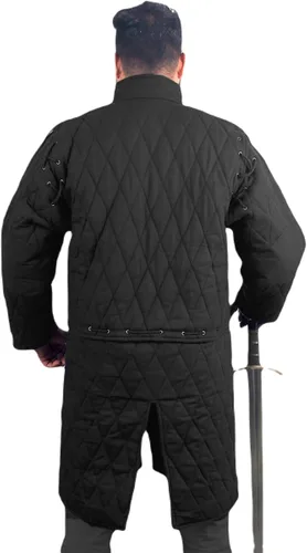 Vista 3 de THE MEDIEVALS Abrigo acolchado Gambeson Chaqueta Aketon para SCA