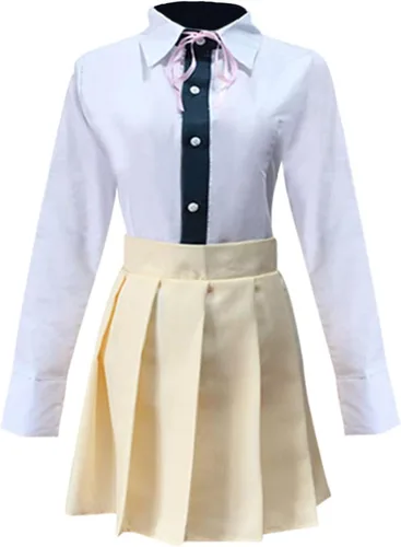 Vista 2 de Chiaki - Disfraz de Nanami para cosplay uniforme de escuela secundaria conjunto completo
