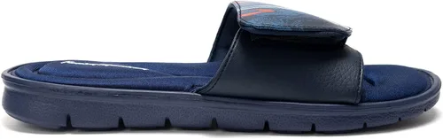 Vista 2 de FUNKYMONKEY Sandalias de espuma viscoelástica para hombres, sandalias de meter con correa gráfica y ajustables para exteriores