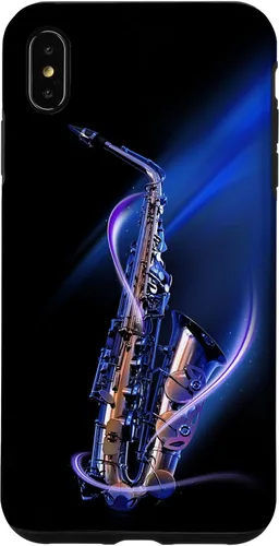 Vista 11 de Funda para iPhone 16 Minimalist Saxophone Style PC Saxophonist Lover