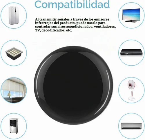 Vista 2 de Concentrador de control remoto WiFi-IR, módulo de control remoto inteligente WiFi IR, control de voz inteligente con aplicación Tuya compatible