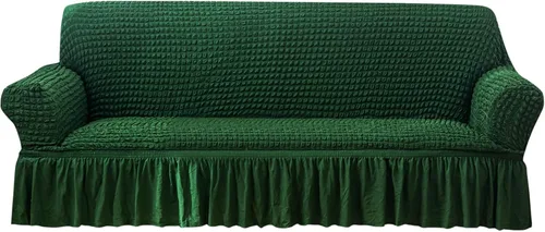Vista 6 de Beacon Pet Funda para sofá con falda, funda universal para sofá de 1 pieza, funda de sofá de fácil ajuste para sofá de 1, 2, 3, 4 plazas, protector