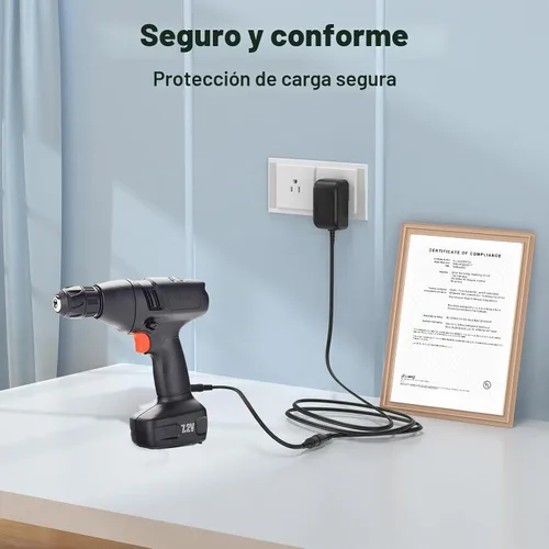 Vista 6 de Reemplazo del cargador de taladro de 9 V para taladro inalámbrico Black