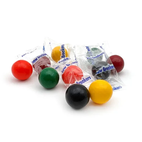 Vista 4 de Jaw Breakers - Caramelos duros – Paquete a granel de 3 libras (alrededor de 230 unidades) – Envueltos individualmente