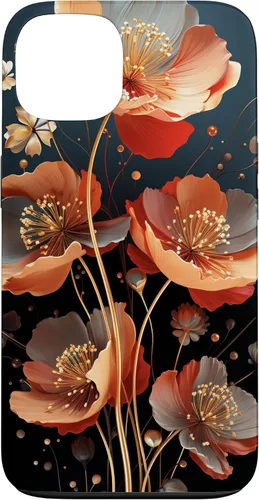 Vista 7 de Red Poppies Flowers In A Field Case for iPhone 16