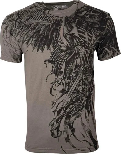Vista 19 de Xtreme Couture by Affliction Camiseta para hombre, diseño gráfico Gris oscuro (leyenda)