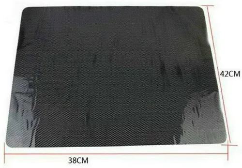Vista 8 de AOLI 2 unids coche parasol cubierta ventana trasera lateral bloqueo estático visera escudo pantalla negro