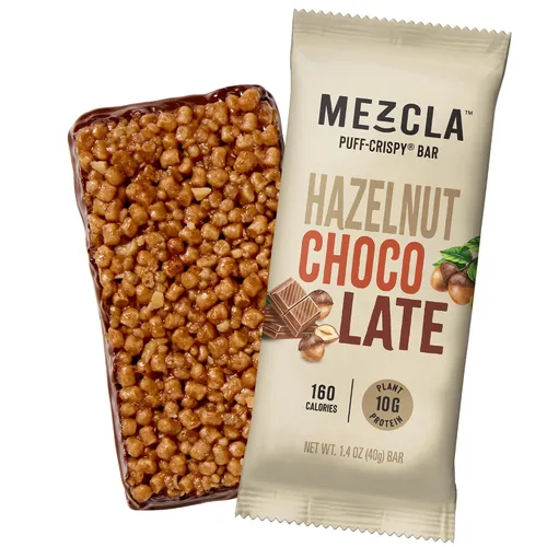 Vista 12 de Barras de proteína crujientes Mezcla, barras de proteína veganas y sin gluten, 10g de proteína, alternativa a los bocados de arroz crujientes