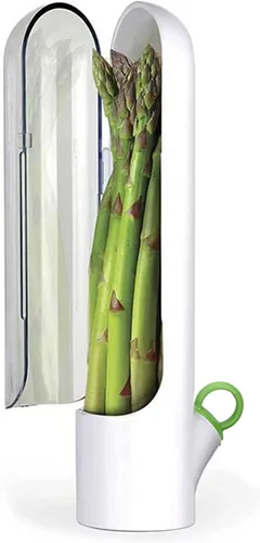 Vista 3 de Herb Keeper Contenedor de almacenamiento de hierbas Conservador de sabor para cilantro, menta, perejil espárragos