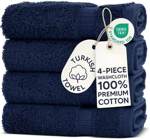 Vista 75 de Chakir Turkish Linens - Toallas turcas de 100% algodón, suaves y absorbentes (juego de 3 toallas personalizables, color aguamarina)