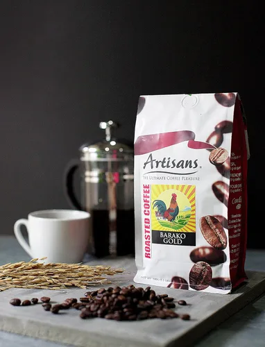 Vista 7 de Artisans Granos de café filipinos, granos Barako Gold tostado medio y oscuro, 1.1 libras por bolsa