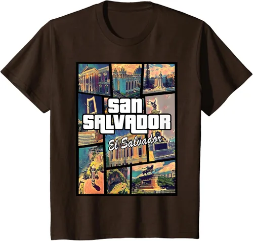 Vista 50 de Camiseta Orgullosa de San Salvador Capital El Salvador