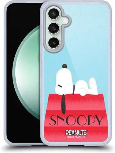 Vista 280 de Head Case Designs Snoopy Deco Dreams - Funda de gel con licencia oficial de Peanuts Blue Pattern [protección de grado militar] compatible con Google