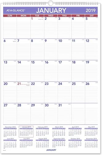 Vista 5 de AT-A-GLANCE Calendario mensual de pared 2016, 20 x 30 pulgadas (PM4-28)