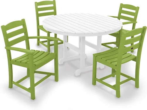 Vista 4 de POLYWOOD® La Casa Café - Juego de comedor, gris pizarra Pizarra gris