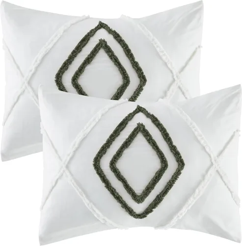 Vista 4 de Sweet Jojo Designs 3-Piece Duvet Cover Queen Size (Cotton Boho Arrow) for Girls/Boys, Teen, Kids Full Size Bedding, Bed in a Bag incl. Duvet Case &