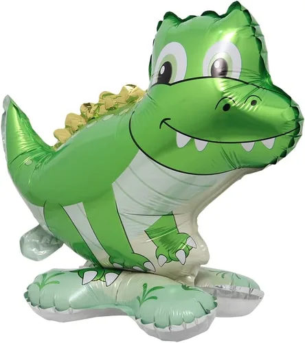 Vista 10 de Selfstand Globos de Papel de Aluminio 3D de Animales Zorro Koala León Elefante Panda Vaca Conejo Dinosaurio Triceratops, Estegosaurio, Pelota