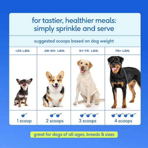 Vista 9 de Native Pet Vitaminas y Suplementos para Perros - Polvo de Vitaminas 11-en-1 para Complemento de Comida de Perro - Colágeno, Glucosamina