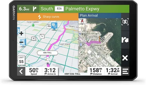 Vista 7 de Garmin RV Cam 795, Navegador GPS para RV de 7" Grande y Fácil de Leer, Cámara Dash Integrada, Detección Automática de Incidentes, Enrutamiento
