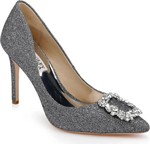 Vista 4 de Badgley Mischka Tacones Cher para mujer - Tacones de mujer con tacones de aguja de stiletto de 3.75" Azul celeste